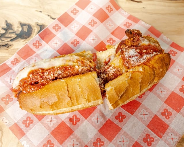 Chicken Parmigiana Sub.